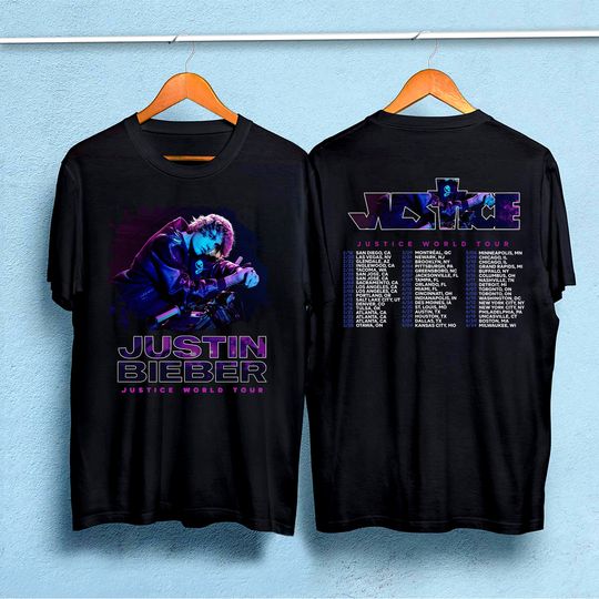 Discover Justin Bieber Justice Tour 2022 Shirt