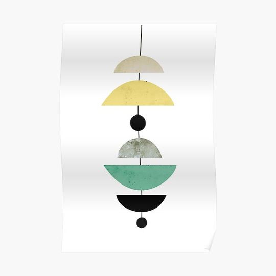 Discover Mid Century Modern Art Premium Matte Vertical Poster