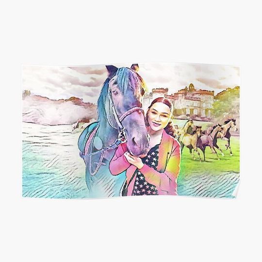 Discover Zoe and Raven Free Rein Premium Matte Vertical Poster