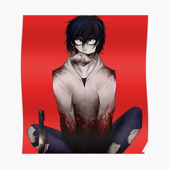 Discover Jeff the Killer Y/N Style Premium Matte Vertical Poster
