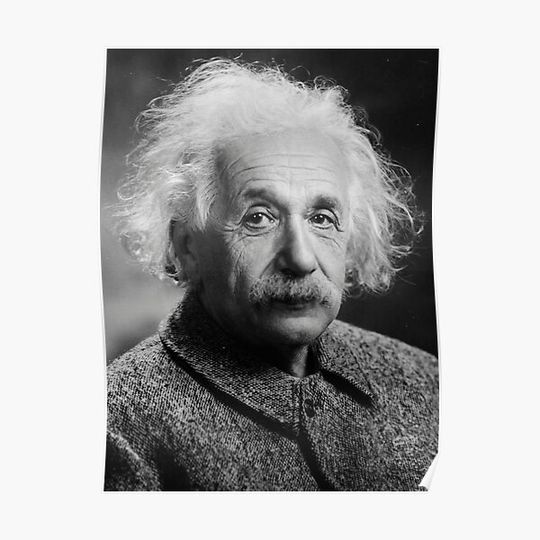 Discover Einstein Premium Matte Vertical Poster