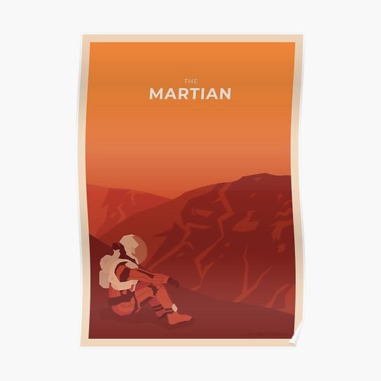 Discover the martian (2015) Premium Matte Vertical Poster