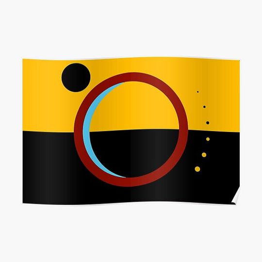 Discover the martian flag. Premium Matte Vertical Poster
