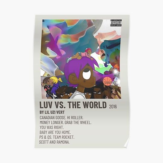 Discover Luv vs the world Premium Matte Vertical Poster