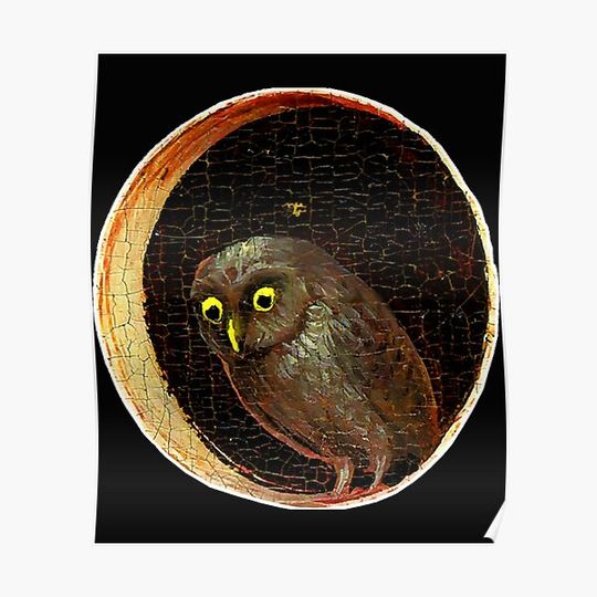 Discover Hieronymus Bosch Owl Garden Of Earthly Premium Matte Vertical Poster