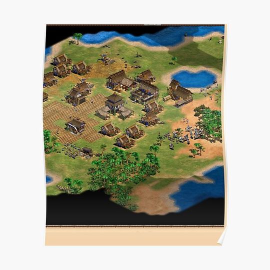 Discover Age of Empires 2 In-Game Premium Matte Vertical Poster