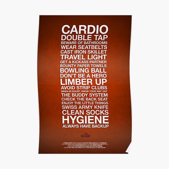Discover Zombieland — The Rules Premium Matte Vertical Poster