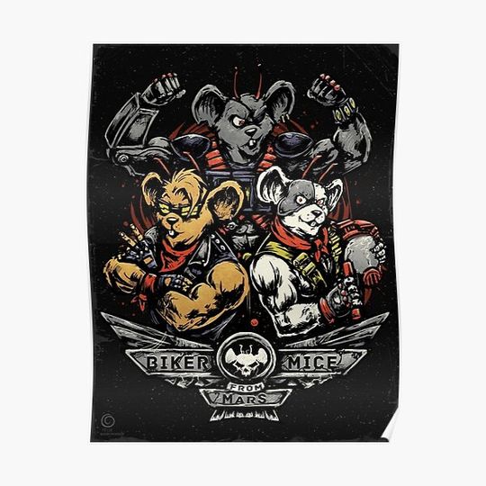 Discover biker mice from mars Premium Matte Vertical Poster