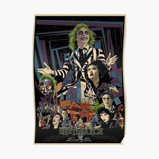 Discover Beetlejuice Premium Matte Vertical Poster