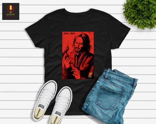 Discover John Wick 4, Baba Yaga T-Shirt, Keanu Reeves shirt