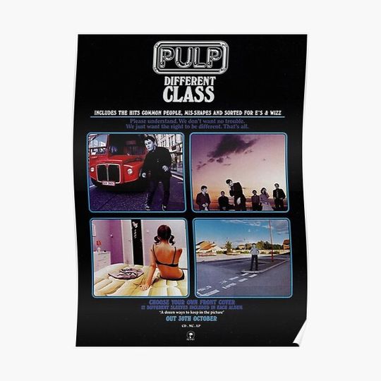 Discover Pulp Different Class Premium Matte Vertical Poster