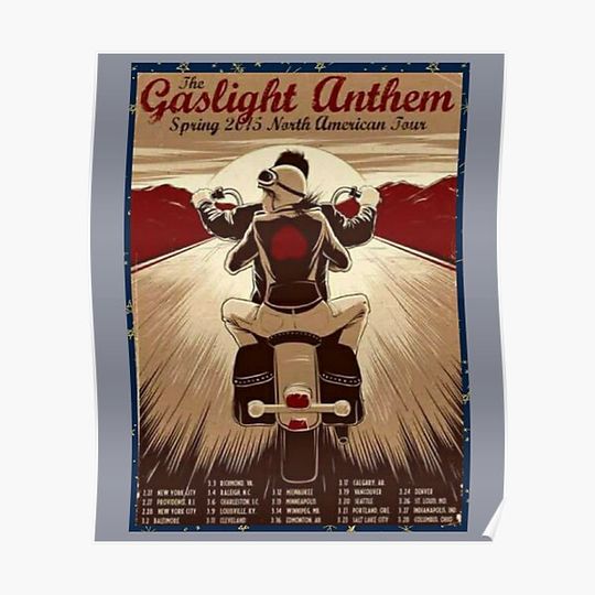 Discover Gaslight Anthem Premium Matte Vertical Poster