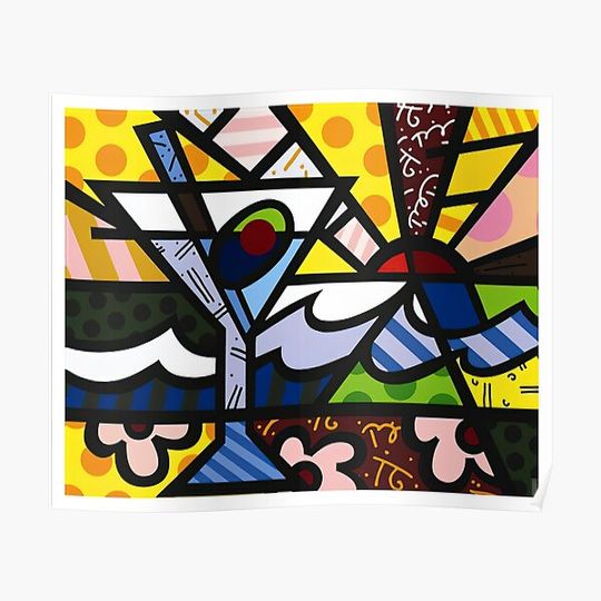 Discover Martini Sunrise Premium Matte Vertical Poster