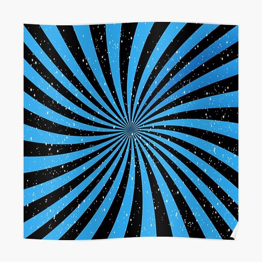 Discover Outer Rim Deep Space Vortex Wormhole Design With Stars Premium Matte Vertical Poster