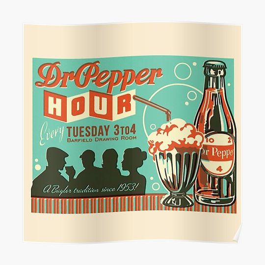 Discover Dr. Pepper Vintage Ad #2 Premium Matte Vertical Poster