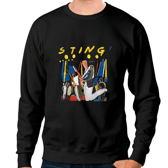 Discover Vintage 80s Sting The Police Promo Album Tour Concert Sweatshirts