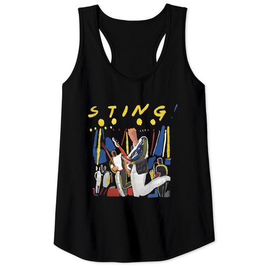 Discover Vintage 80s Sting The Police Promo Album Tour Concert Tank Tops