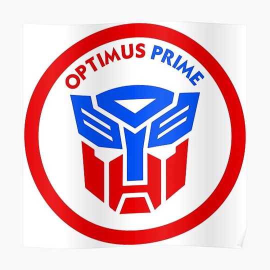 Discover Optimus Prime Transformers Premium Matte Vertical Poster