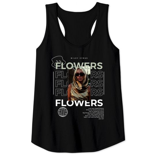 Discover Miley Cyrus Flowers Vintage Tank Tops
