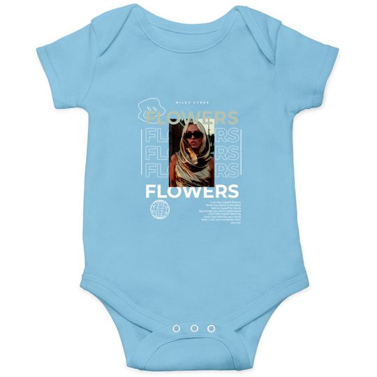 Discover Miley Cyrus Flowers Vintage Onesies