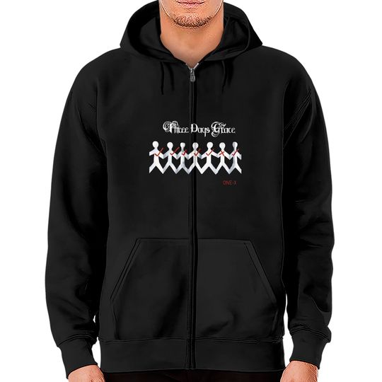 Discover Three Days Grace Zip Hoodies, Rock band