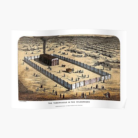 Discover The Tabernacle in the Wilderness Premium Matte Vertical Poster