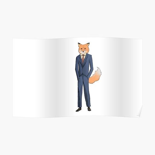 Discover Fox, Fantastic Mr. Fox Premium Matte Vertical Poster