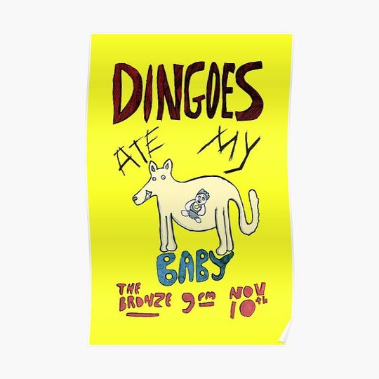 Discover Dingoes Ate My Baby - The Bronze Gig Poster - Buffy Premium Matte Vertical Poster