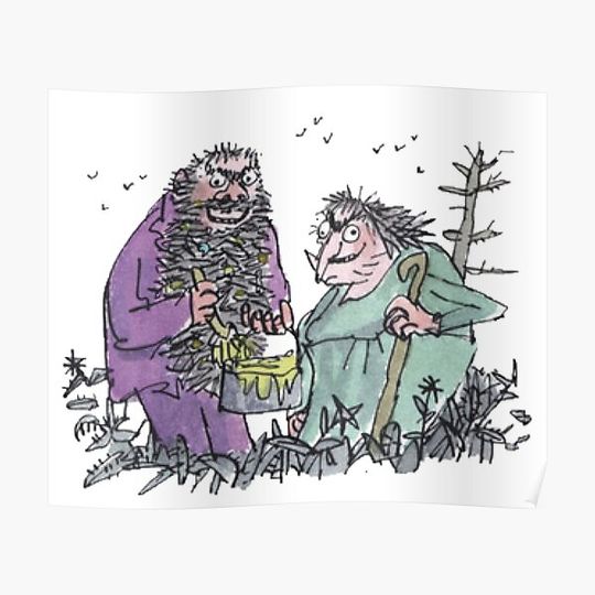 Discover The Twits 2 - Roald Dahl & Quentin Blake Premium Matte Vertical Poster