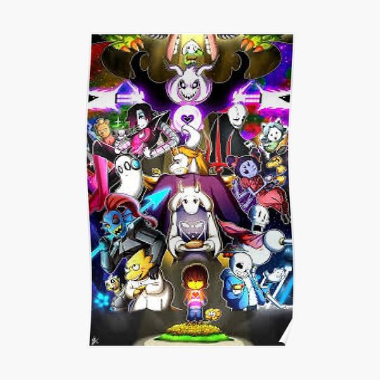 Discover Undertale Gaming Poster Premium Matte Vertical Poster