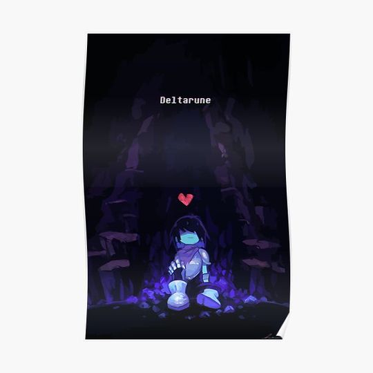 Discover Deltarune - Kris Premium Matte Vertical Poster