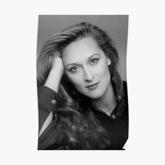 Discover HIGH PRIESTESS MERYL STREEP B/W Premium Matte Vertical Poster