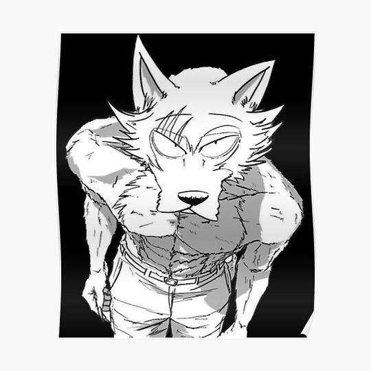 Discover Beastars legoshi Premium Matte Vertical Poster