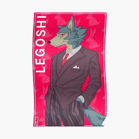 Discover Beastars Legoshi Anime Premium Matte Vertical Poster