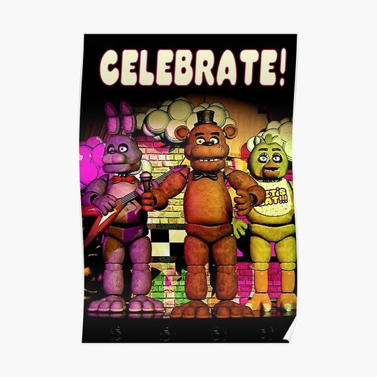 Discover fnaf poster Premium Matte Vertical Poster
