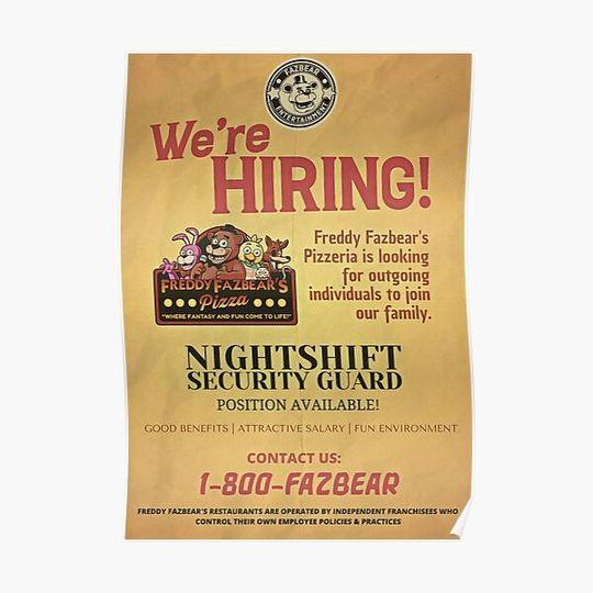 Discover FNAF Help Wanted Premium Matte Vertical Poster