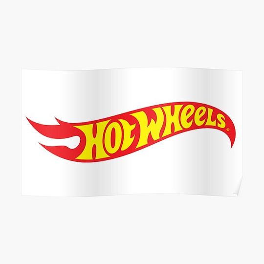 Discover Hot Wheels Logo Premium Matte Vertical Poster