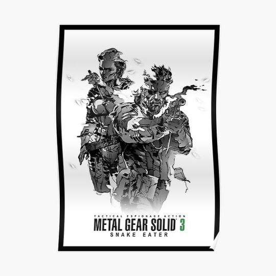 Discover Metal Gear Solid 3 Poster Premium Matte Vertical Poster