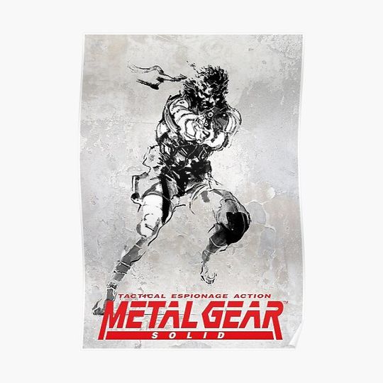 Discover Metal Gear Solid Design Premium Matte Vertical Poster