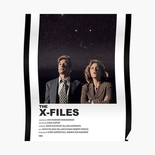 Discover The X-Files Poster  Classic . Premium Matte Vertical Poster