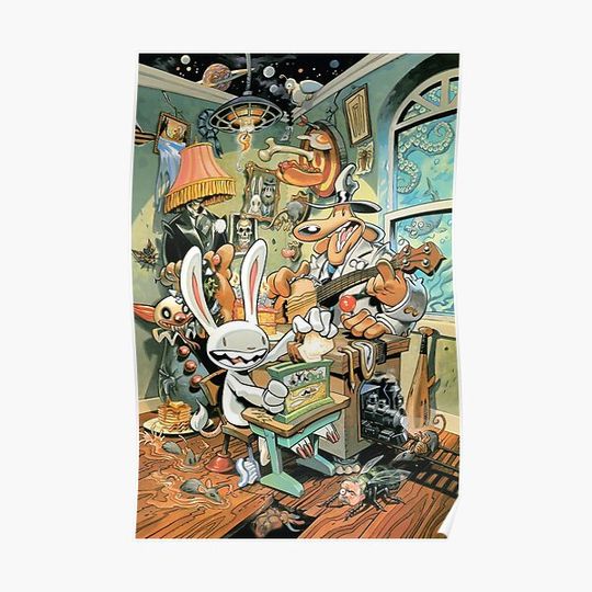 Discover Sam and Max Premium Matte Vertical Poster