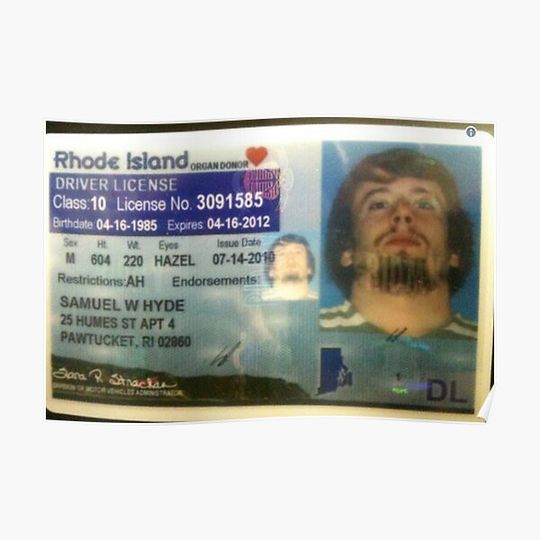 Discover sam hyde cool offical merch tshirt ebay sam hyde id Premium Matte Vertical Poster