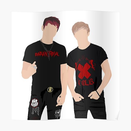 Discover Sam and Colby Premium Matte Vertical Poster