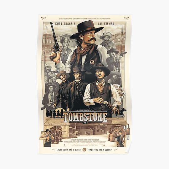Discover Doc Holliday Huckleberry Premium Matte Vertical Poster
