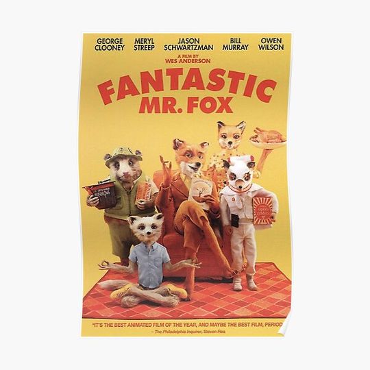 Discover Fantastic Mr Fox Premium Matte Vertical Poster