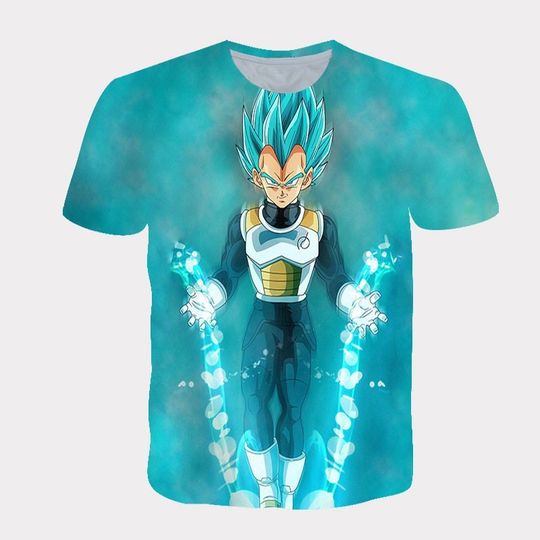 Discover T-Shirt Dragon Ball Z Vegeta Anime Manga