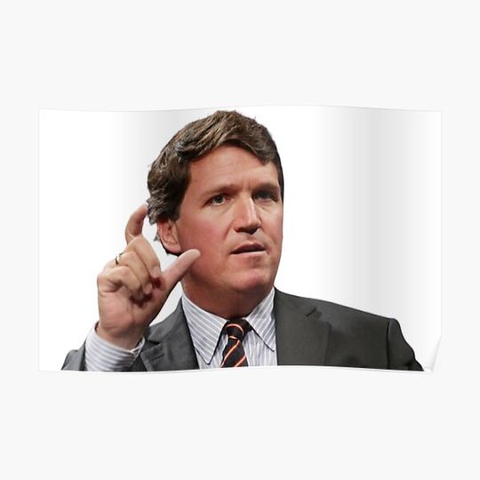 Discover Fox Tucker Carlson Premium Matte Vertical Poster