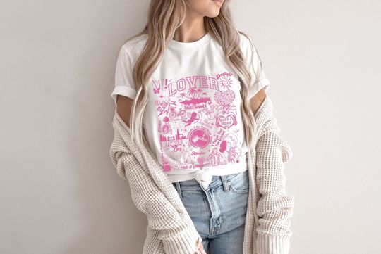 Discover Lover Track List Shirt, Cruel Summer Cornelia Street Paper Rings You Need To Calm Down Daylight Me T-Shirt