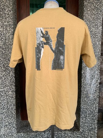Discover Vintage Patagonia Glenn Exum Climbing Grand Teton T shirt