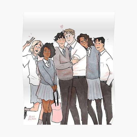 Discover Heartstopper Characters Premium Matte Vertical Poster